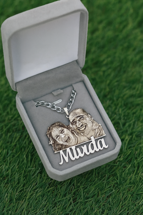 💎 Collar con Chapa Personalizada con Foto | Recuerdo Especial para Regalar