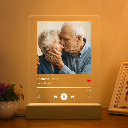 🎵 Marco Spotify Personalizado con Luz LED