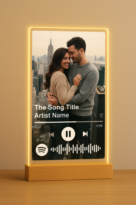 🎵 Marco Spotify Personalizado con Luz LED