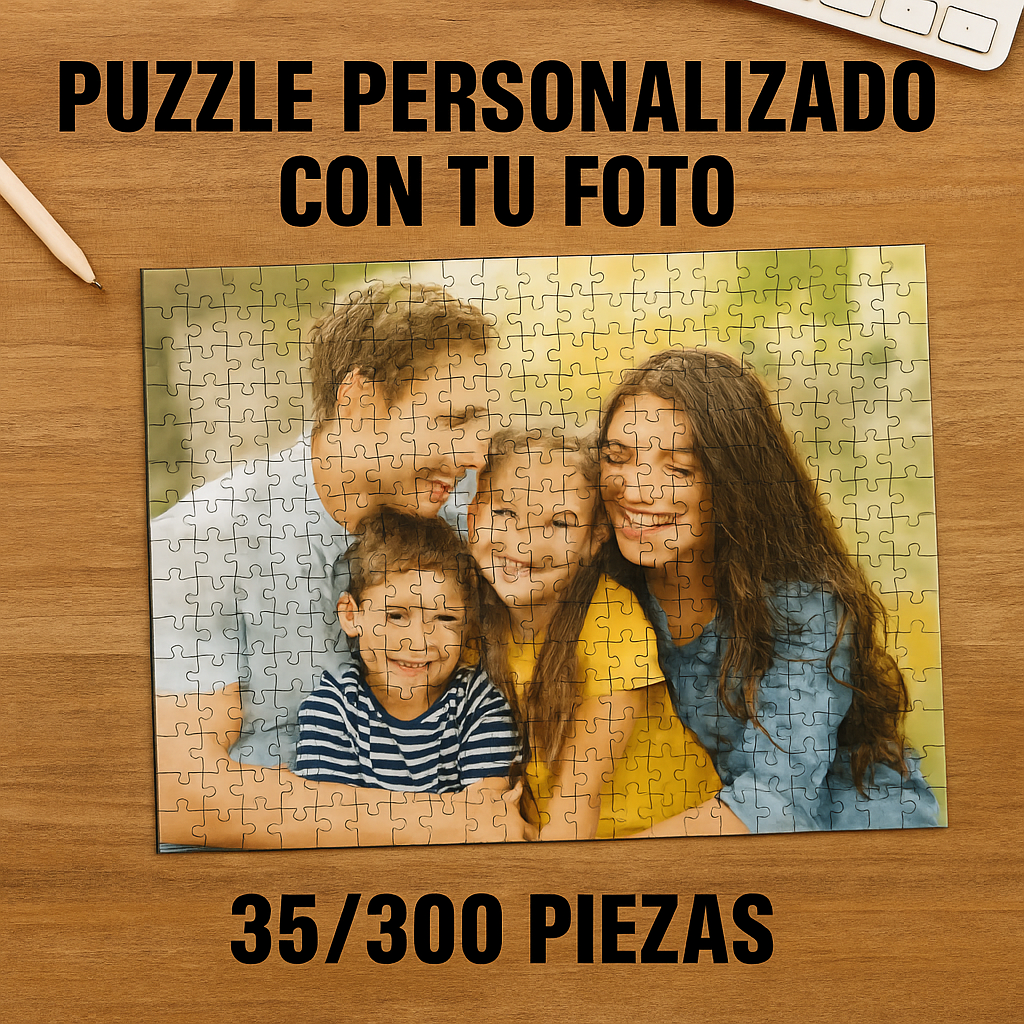 🧩 Puzzle Personalizado con Foto | Diversión y Recuerdo Único