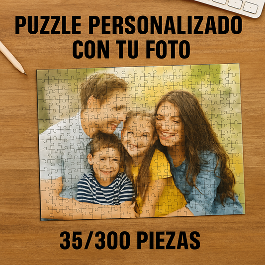 🧩 Puzzle Personalizado con Foto | Diversión y Recuerdo Único